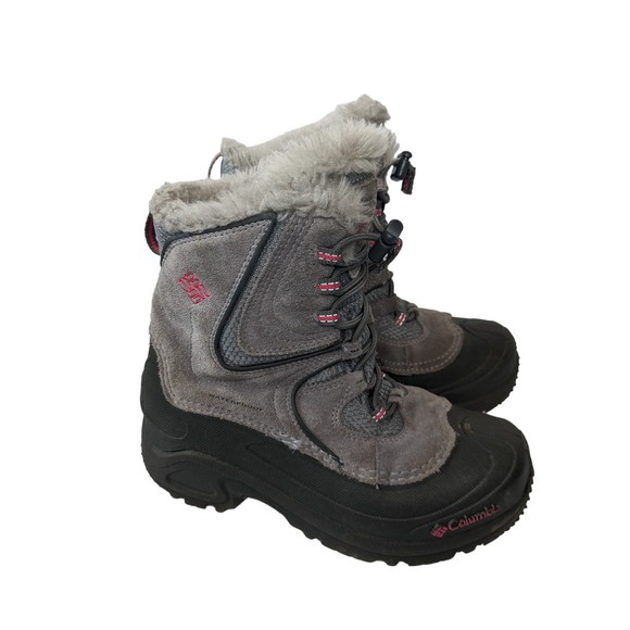 Columbia Other - Columbia Bugaboot 100 Grams Waterproof Girl's Youth Size 3 Gray Snow Boots